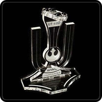 Display stand angled for Lego 75155 Rebel U-Wing Fighter (A1009)-3