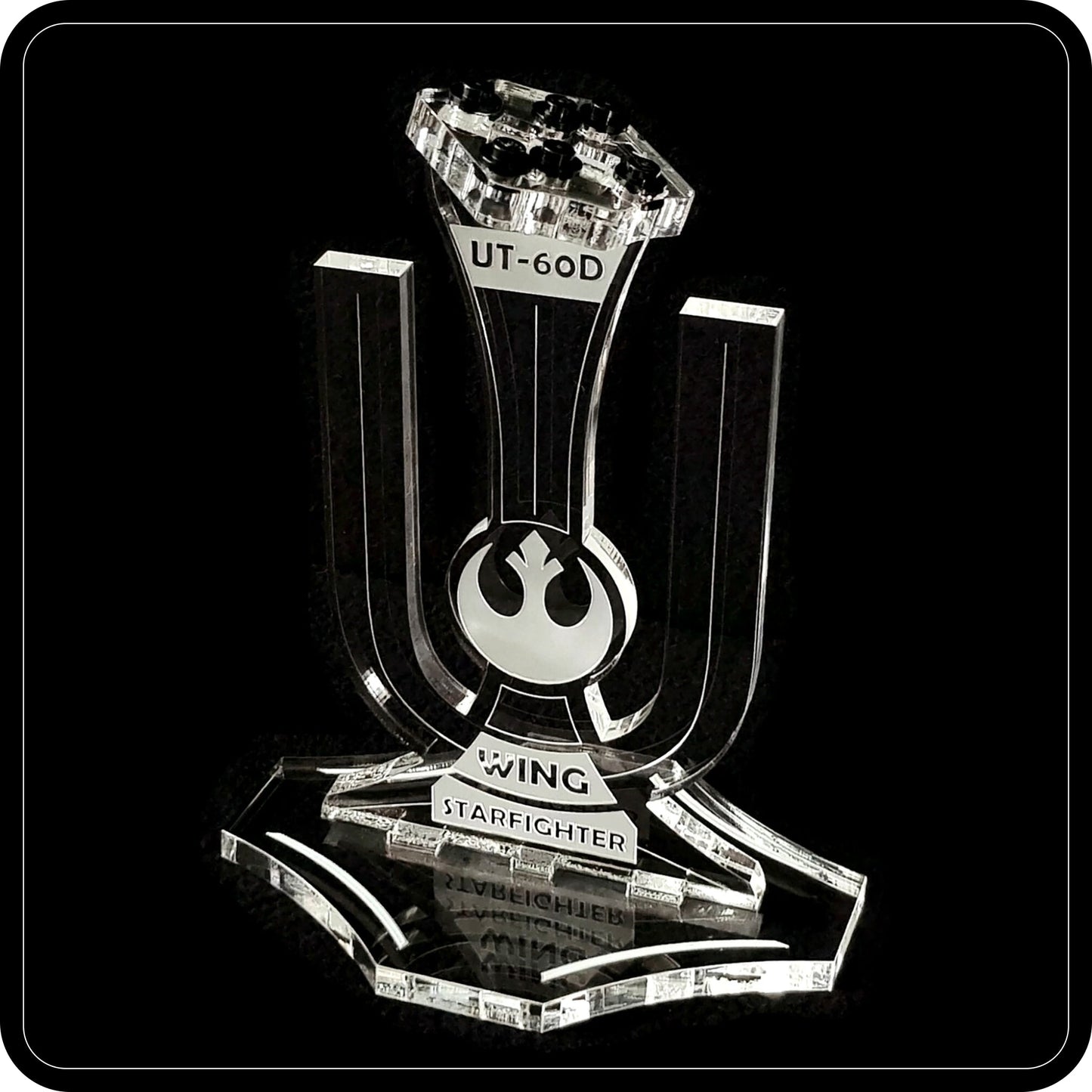 Display stand angled for Lego 75155 Rebel U-Wing Fighter (A1009)-6