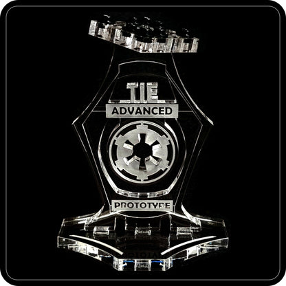 Display stand angled for Lego 75082 TIE Advanced Prototype (A1017)-3