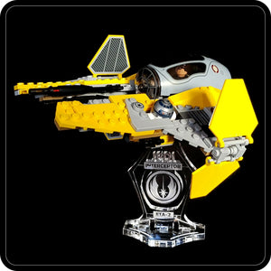 Display stand angled for Lego 75038 (and 75281) Jedi Interceptor (A1018)