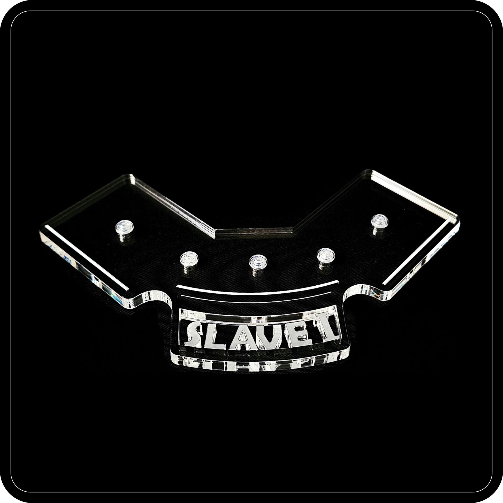 Display stand angled for Lego 75243-8097 Slave I + Minifigures plate (A1060)-6