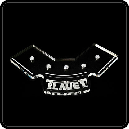 Display stand angled for Lego 75243-8097 Slave I + Minifigures plate (A1060)-6