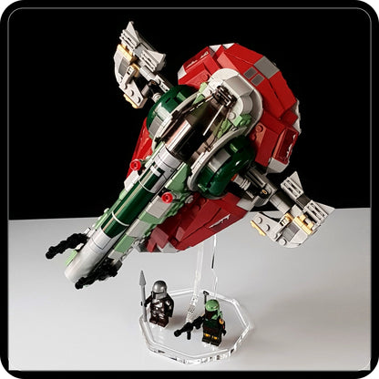Display stand angled for Lego 75312 Boba Fett's Starship - stand only (A1065)-9