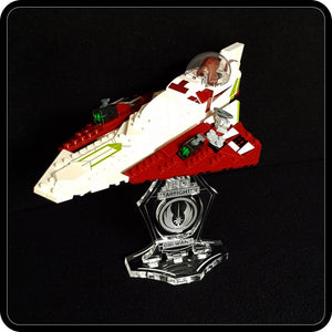 Display stand angled for Lego 75333 Obi Wan's Starfighter (A1069)