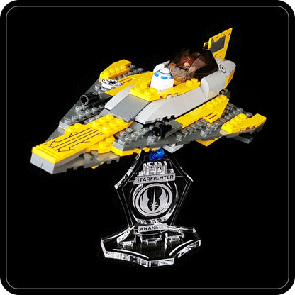 Display stand angled for Lego 7669 Anakin's Jedi Starfighter (A1084)-2