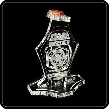 Display stand angled for Lego 7959 and 4478 Geonosian Starfighter (A1087)-4