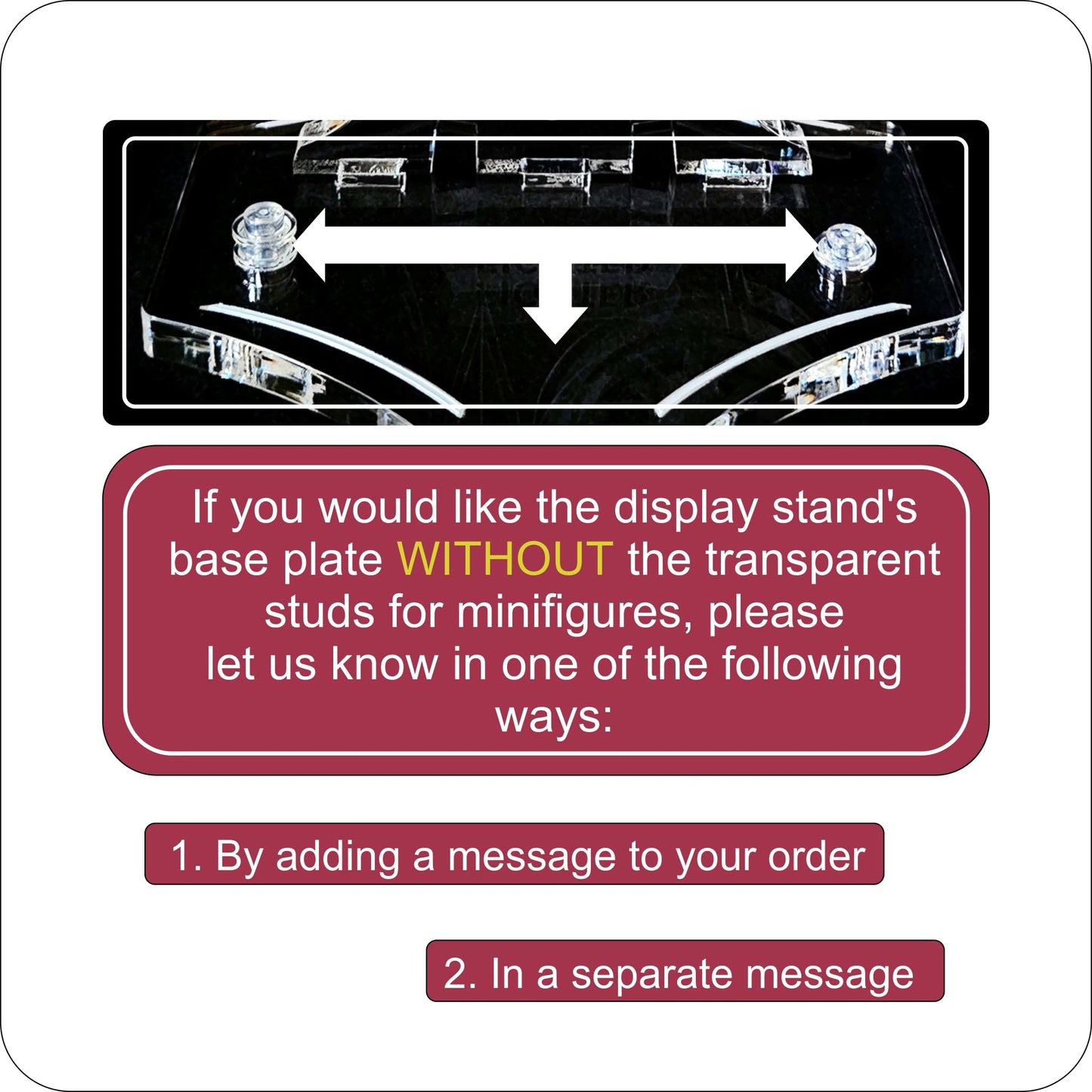 Display stand angled for Lego 7915 Imperial V-wing Starfighter (A1127)-8