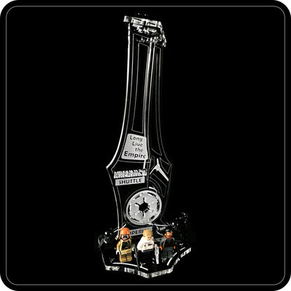 Display stand angled for Lego - 75156 Krennic's Imperial Shuttle + minifigures slots (A1131)-6