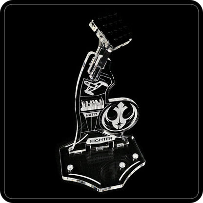 Display stand angled for Lego 75364 Shin Hati’s Starfighter (A1133)-3
