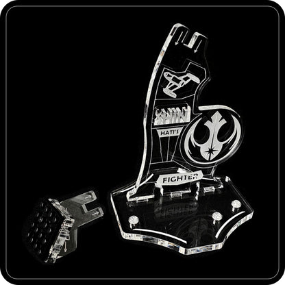Display stand angled for Lego 75364 Shin Hati’s Starfighter (A1133)-7