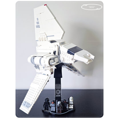 Display stand for LEGO 75459 Imperial Lambda-Class Shuttle - 360° ROTATING SERIES (M1144) - engraving detail