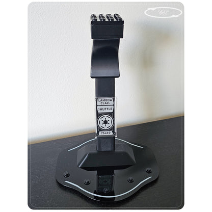Display stand for LEGO 75459 Imperial Lambda-Class Shuttle - 360° ROTATING SERIES (M1144) - scale reference