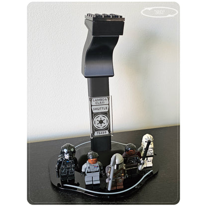 Display stand for LEGO 75459 Imperial Lambda-Class Shuttle - 360° ROTATING SERIES (M1144) - packaging