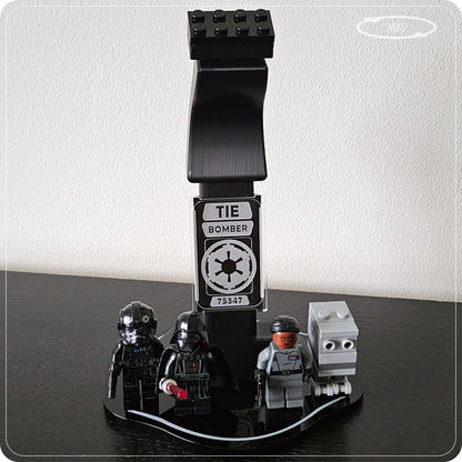 Display stand for LEGO 75347 TIE Bomber - 360° ROTATING SERIES (M1145) - additional view
