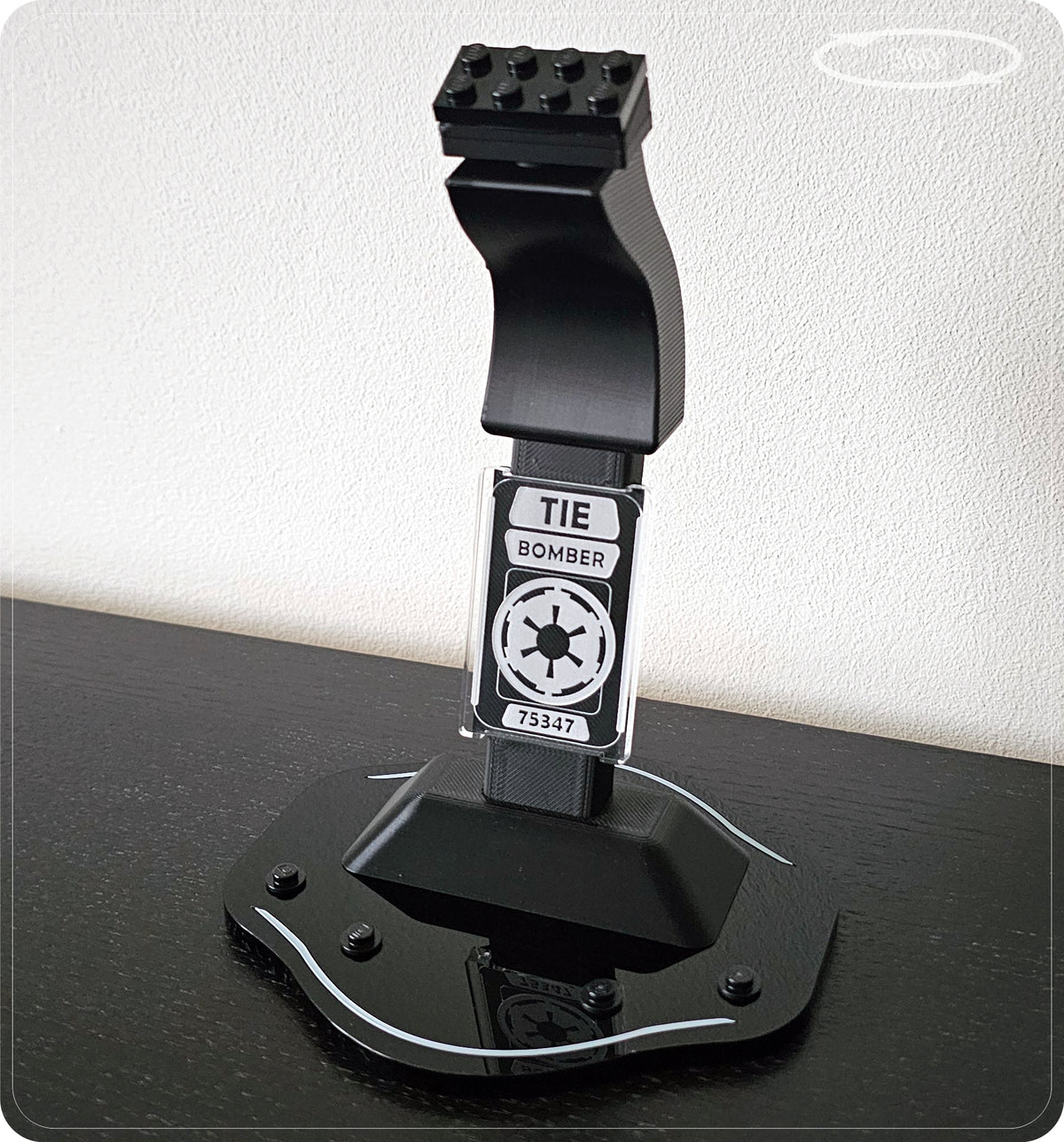 Display stand for LEGO 75347 TIE Bomber - 360° ROTATING SERIES (M1145) - packaging