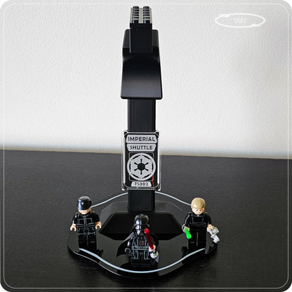 Display stand for LEGO 75302 Imperial Shuttle - 360° ROTATING SERIES (M1145) - view 11
