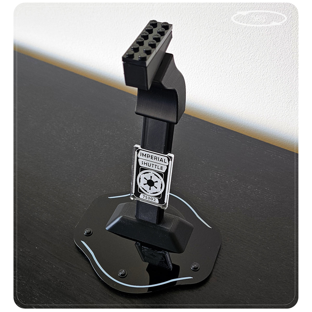 Display stand for LEGO 75302 Imperial Shuttle - 360° ROTATING SERIES (M1145) - view 16