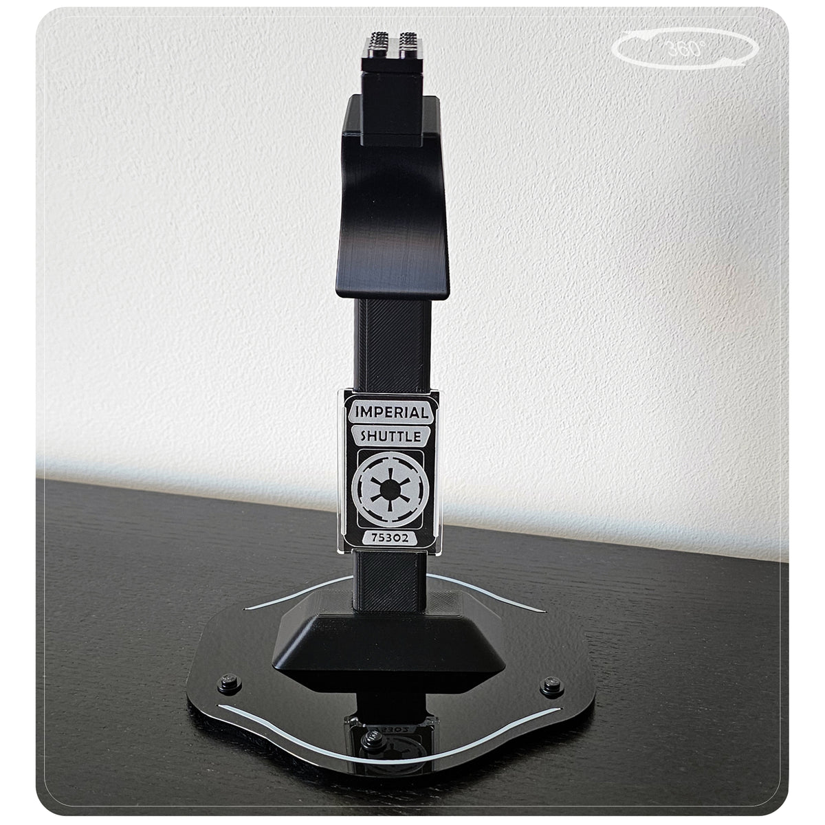 Display stand for LEGO 75302 Imperial Shuttle - 360° ROTATING SERIES (M1145) - packaging