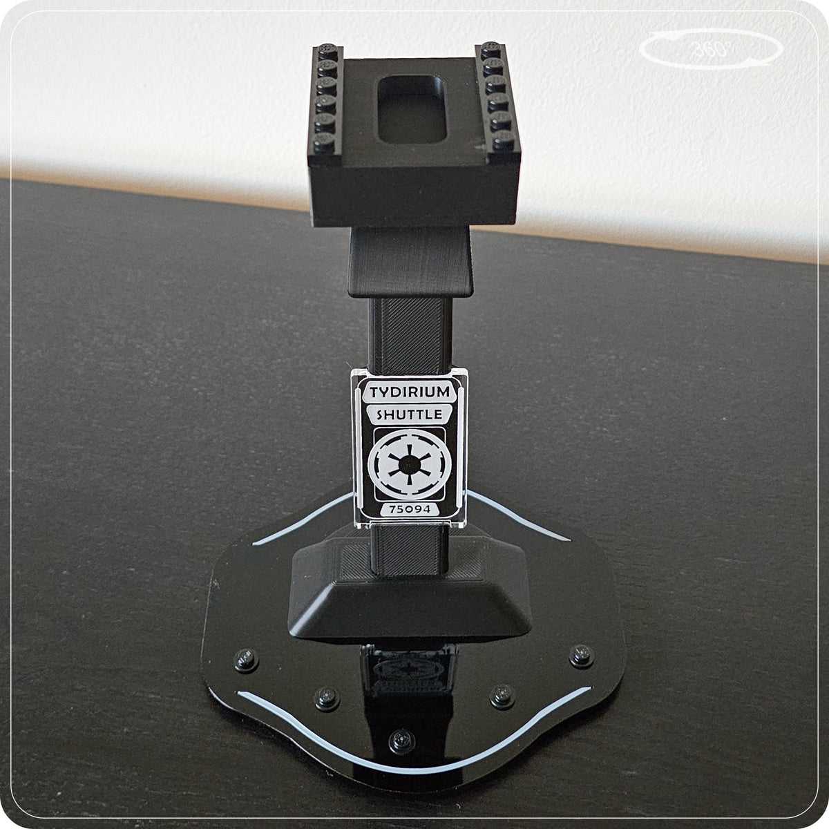 Display stand for LEGO 75094 Tydirium Imperial Shuttle - 360° ROTATING SERIES (M1147) - view 11