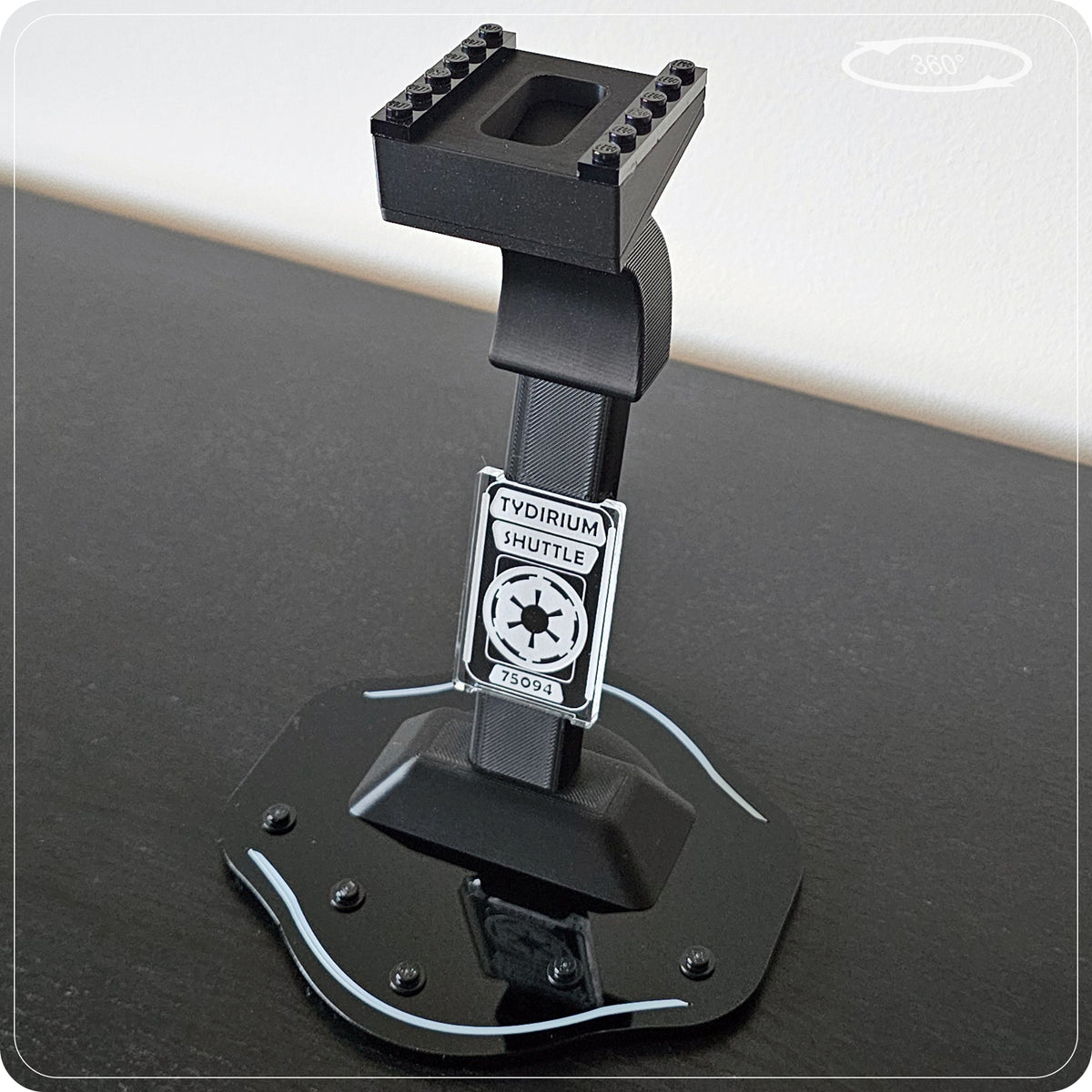 Display stand for LEGO 75094 Tydirium Imperial Shuttle - 360° ROTATING SERIES (M1147) - view 16