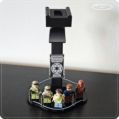 Display stand for LEGO 75094 Tydirium Imperial Shuttle - 360° ROTATING SERIES (M1147) - with minifigures