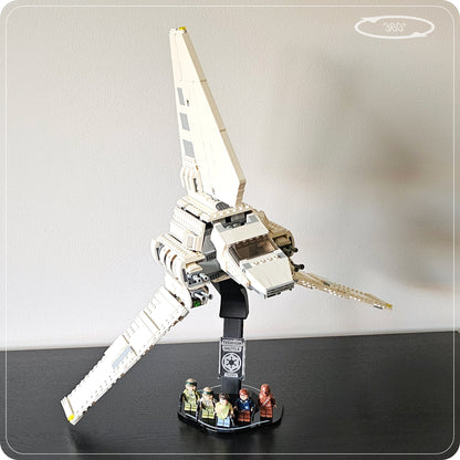 Display stand for LEGO 75094 Tydirium Imperial Shuttle - 360° ROTATING SERIES (M1147) - engraving detail