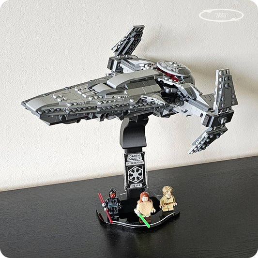 Display stand for LEGO 75383 Darth Maul's Sith Interceptor - 360° ROTATING SERIES (M1148) - product photo