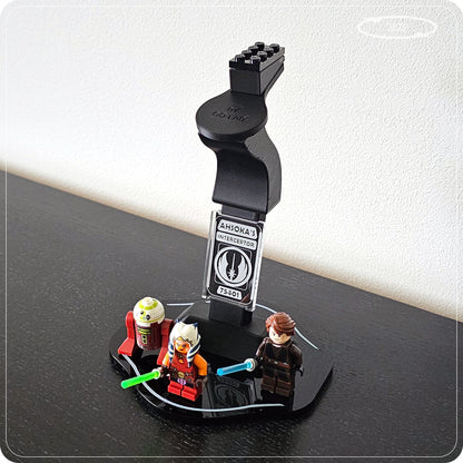 Display stand for LEGO 75401 Ahsoka's Jedi Interceptor - 360° ROTATING SERIES (M1149) - additional view