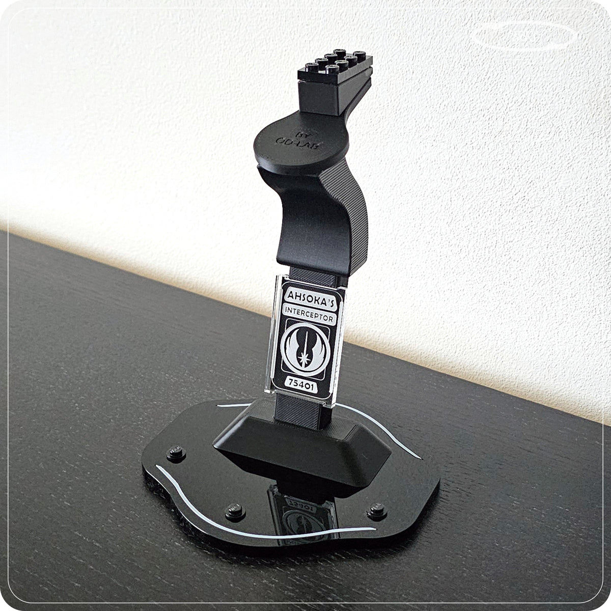 Display stand for LEGO 75401 Ahsoka's Jedi Interceptor - 360° ROTATING SERIES (M1149) - view 18