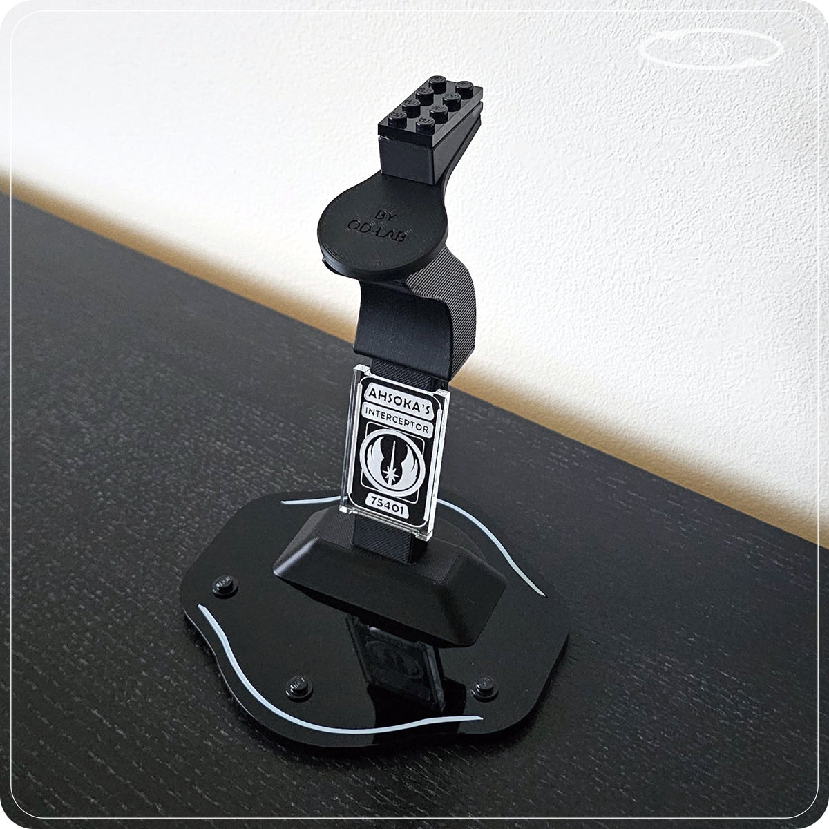 Display stand for LEGO 75401 Ahsoka's Jedi Interceptor - 360° ROTATING SERIES (M1149) - view 19