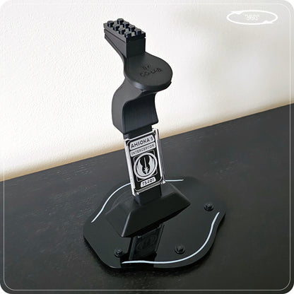 Display stand for LEGO 75401 Ahsoka's Jedi Interceptor - 360° ROTATING SERIES (M1149) - detail view