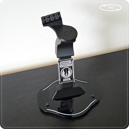 Display stand for LEGO 75401 Ahsoka's Jedi Interceptor - 360° ROTATING SERIES (M1149) - with minifigures