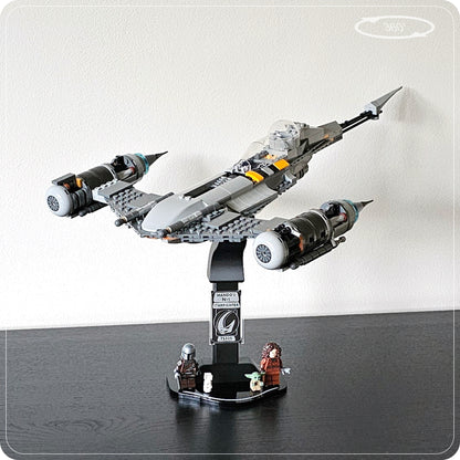 Display stand for LEGO 75325 Mando's N-1 Starfighter - 360° ROTATING SERIES (M1151) - additional view