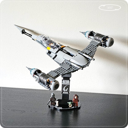 Display stand for LEGO 75325 Mando's N-1 Starfighter - 360° ROTATING SERIES (M1151) - view 12