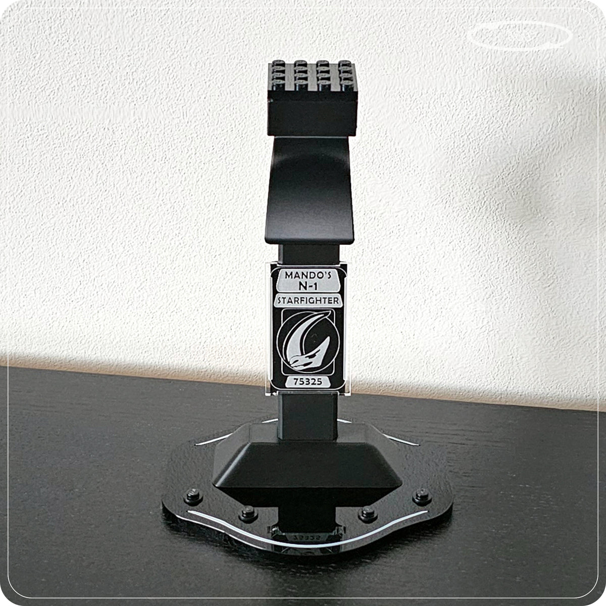 Display stand for LEGO 75325 Mando's N-1 Starfighter - 360° ROTATING SERIES (M1151) - view 13