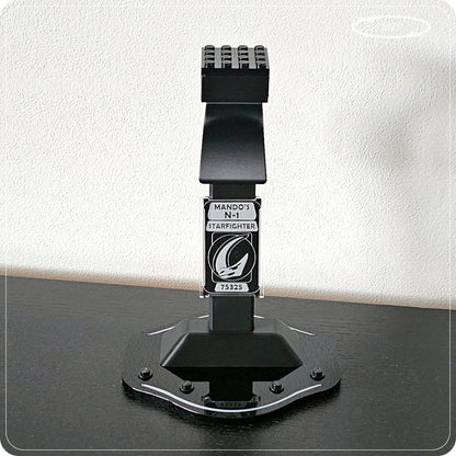 Display stand for LEGO 75325 Mando's N-1 Starfighter - 360° ROTATING SERIES (M1151) - view 13