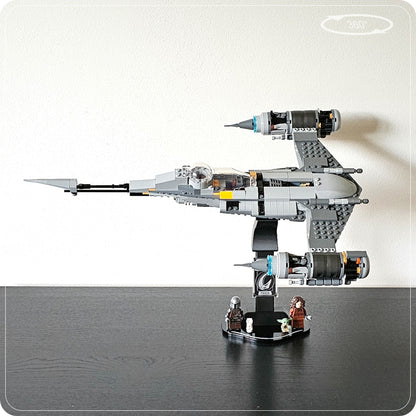 Display stand for LEGO 75325 Mando's N-1 Starfighter - 360° ROTATING SERIES (M1151) - view 15