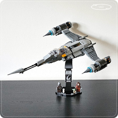 Display stand for LEGO 75325 Mando's N-1 Starfighter - 360° ROTATING SERIES (M1151) - view 16