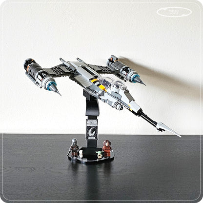 Display stand for LEGO 75325 Mando's N-1 Starfighter - 360° ROTATING SERIES (M1151) - view 17