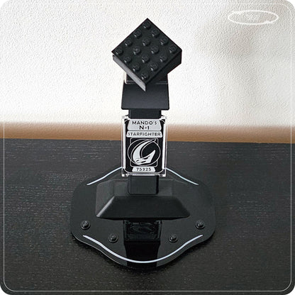 Display stand for LEGO 75325 Mando's N-1 Starfighter - 360° ROTATING SERIES (M1151) - view 18