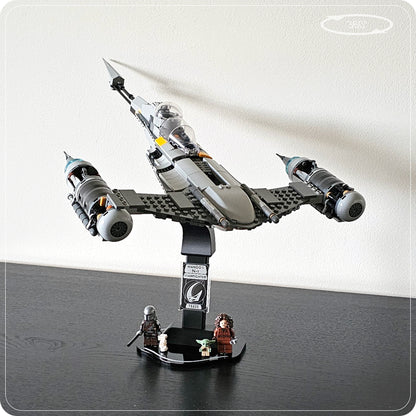 Display stand for LEGO 75325 Mando's N-1 Starfighter - 360° ROTATING SERIES (M1151) - view 20