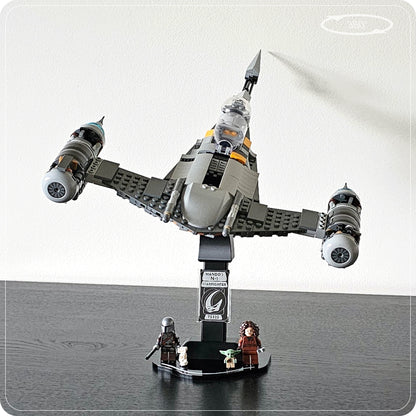 Display stand for LEGO 75325 Mando's N-1 Starfighter - 360° ROTATING SERIES (M1151) - view 21