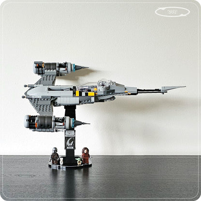Display stand for LEGO 75325 Mando's N-1 Starfighter - 360° ROTATING SERIES (M1151) - view 22