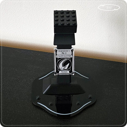 Display stand for LEGO 75325 Mando's N-1 Starfighter - 360° ROTATING SERIES (M1151) - view 24