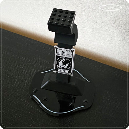 Display stand for LEGO 75325 Mando's N-1 Starfighter - 360° ROTATING SERIES (M1151) - view 25