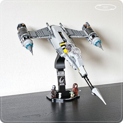 Display stand for LEGO 75325 Mando's N-1 Starfighter - 360° ROTATING SERIES (M1151) - view 27