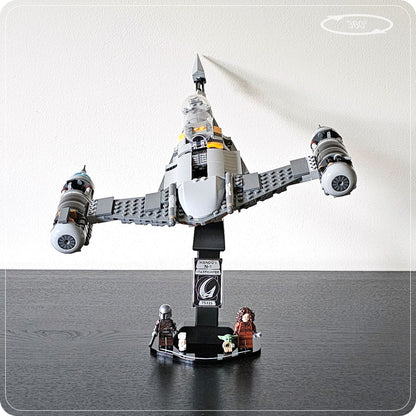 Display stand for LEGO 75325 Mando's N-1 Starfighter - 360° ROTATING SERIES (M1151) - view 30