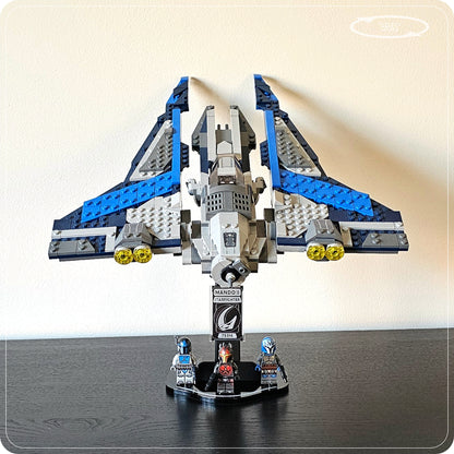 Display stand for LEGO 75316 Mandalorian Starfighter - 360° ROTATING SERIES (M1152) - view 14