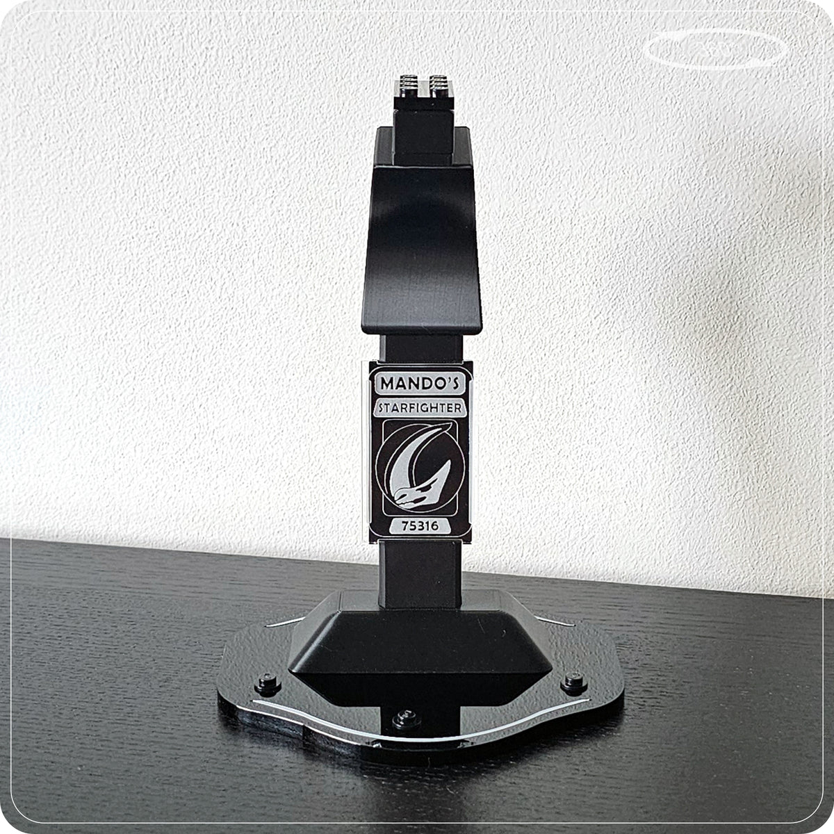 Display stand for LEGO 75316 Mandalorian Starfighter - 360° ROTATING SERIES (M1152) - view 15
