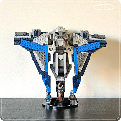 Display stand for LEGO 75316 Mandalorian Starfighter - 360° ROTATING SERIES (M1152) - view 17